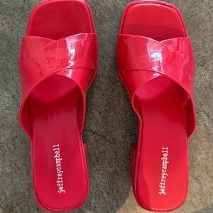 Jeffrey Campbell Bubblegum Platform RED